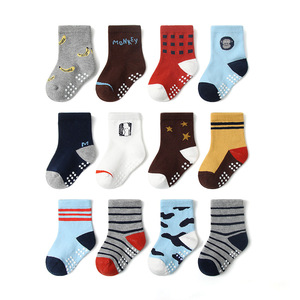 Factory Wholesale Low MOQ Children Custom Socks Customize Logo Design Size Socks