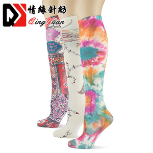 Comfortable wholesale fashion knee high socks women