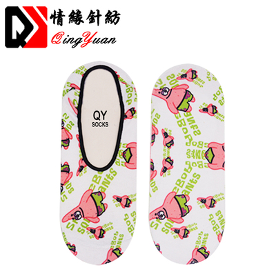 Fashion 3D Printing Socks Women Ankle Socks
