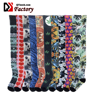 Plus Size Printing Stocking