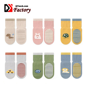 Factory Selling New Style Trampoline Baby Socks Cute Cartoon Cotton Socks