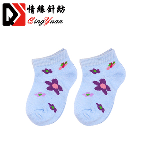 100% cotton knitted fancy baby custom socks anti-bacterial baby socks