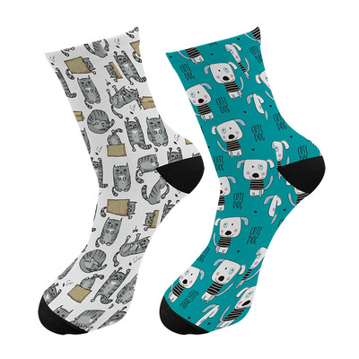 360 Digital Custom Label Dye Sublimation Printing Plain Socks Blank