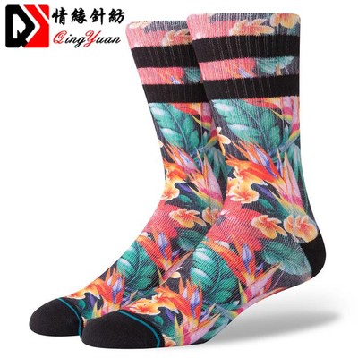 Custom Athletic 360 Sublimation Digital Print Socks