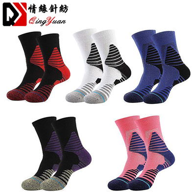 Men's sport crew socks basketball dry-fit athletic running socks