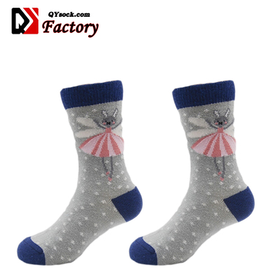 Cotton Jacquard Crew &nbsp;High Quality Children Socks