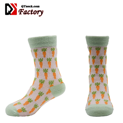 Cotton Jacquard &nbsp;Crew High Quality Children Socks