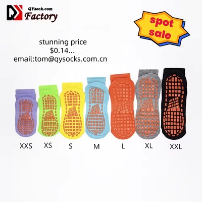 Anti-slip Trampoline Park Socks Jump Grip Non-slip Nonskid Ankle Socks Unisex