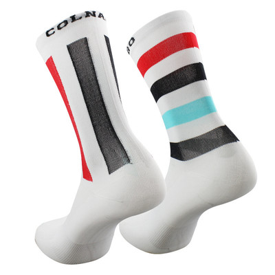 Wholesale Custom Soccer Cycling Crew Running Sports Compression Socks Stripe