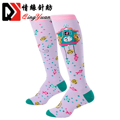 Sock factory Custom Women Knee &nbsp;High Socks