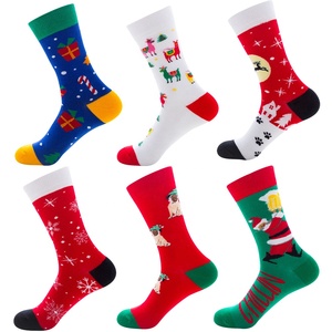 As Present Gift Wholesale Men or Women Christmas Cartoon Socks
