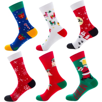As Present Gift Wholesale Men or Women Christmas Cartoon Socks