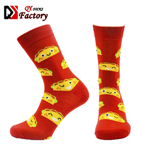 Comfortable Custom Jacquard Woman Man Socks